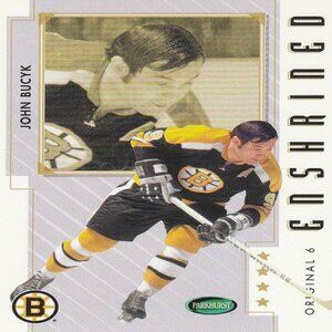 John Bucyk - 2004 In The Game Original 6 Enshrined Hockey Card